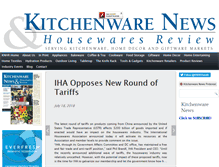 Tablet Screenshot of kitchenwarenews.com